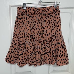 Animal Print Skirt